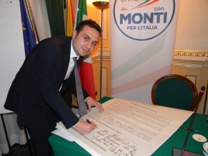 Alessandro Bonanno firma patto con siciliani