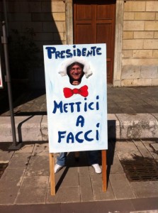Protesta Vittorio Emanuele