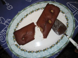 Torta pere e cioccolata