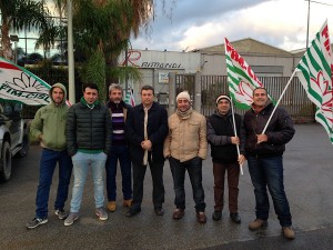 Protesta FIM Cisl Giammoro 21-1-2015
