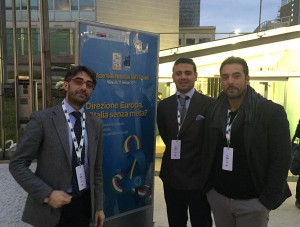 Da sinistra: Giacomo D'Arrigo, Nino Interdonato e Daniele Zuccarello