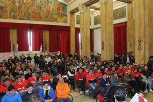 L'assemblea pubblica a Palazzo Zanca (Foto Paolo Furrer) 