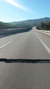 Il cedimento del viadotto Himera sulla Palermo-Catania 