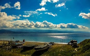Stretto di Messina nuvole Foto Pippo Russo