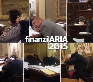 ARS deputati dormono durante votazioni Finanziaria 30-4-2015 c