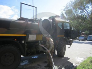 Distribuzione dell'acqua a Messina