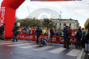 Partenza Messina Marathon 24-1-2016