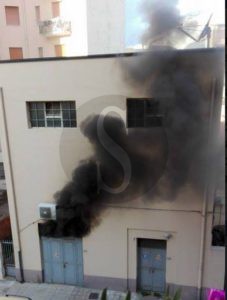 Centralina Enel Milazzo, incendio, 20-4-2016 Sicilians