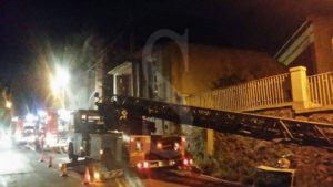 Incendio scuola Mili San Pietro 12-4-2016 a Sicilians