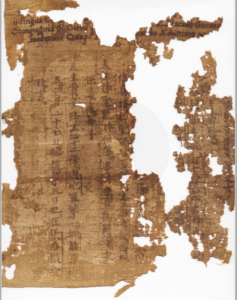 Papiro cinese Sicilians