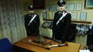 Carabinieri Armi munizioni sequestrate Santa Lucia del Mela Sicilians