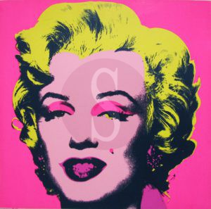 ANDY WARHOL Marilyn Monroe 1967 Serigrafia su carta Firmata e datata 1967 numerata a retro con timbro 914x914 cm. Collezione Rosini Gutman
