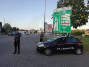 Falcone carabinieri autostrada Sicilians