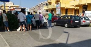 Barcellona incidente minicar Sicilians