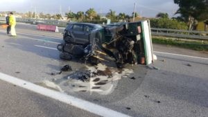 autostrada incidente Sicilians
